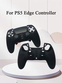 適用於 PlayStation 5 Elite 控制器，1件保護殼 + 2件搖桿帽套組，防滑顆粒設計，防刮、防滑、防汗、防塵，增強遊戲操控手感，實用遊戲配件 - 查看 3