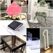 4 Pack 8x12 Inch Acrylic Sheet 1/8" Thick Cast Acrylic Sheet Clear Plexiglass Sheets For Craft Projects Display Cases Signs Photo Frame - Clear - View 5