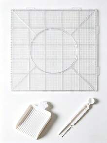 2.6mm 直徑熱熔珠熔珠工具組，52x52 珠飾用釘板，加長釘柱防止珠子掉落，90度垂直穩定，強化耐熱背板 - 豆板3套裝 - 查看 16