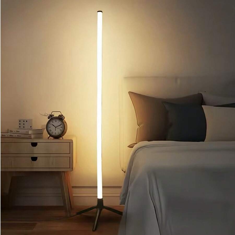 Themed Remote Control LED Floor Lamp, Multi-Color Modes And Infrared Sensor, USB Powered Asian Style Floor Lamp, Plastic Lampshade, Suitable For Game Room Decor, Holiday Gift, Battery Powered Ambient Light - one-size - View 1