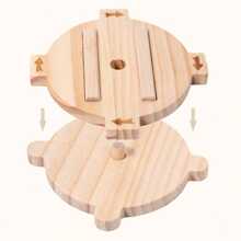 Wooden Wobble Stacking Rod Game, Balance Stacking Blocks Tabletop Game, Suitable For Children, Multi-Player Interactive Party Game, Christmas Halloween Family Desktop Game - Multicolor - View 6
