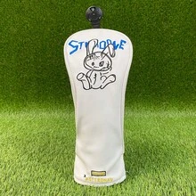 Golf Club Head Cover: A Durable, Golf Accessory Club Head Protector Fun And Cute Rabbit Pattern That Provides The Best Protection For Your Golf The Best Choice For Giving Gifts - White - View 10