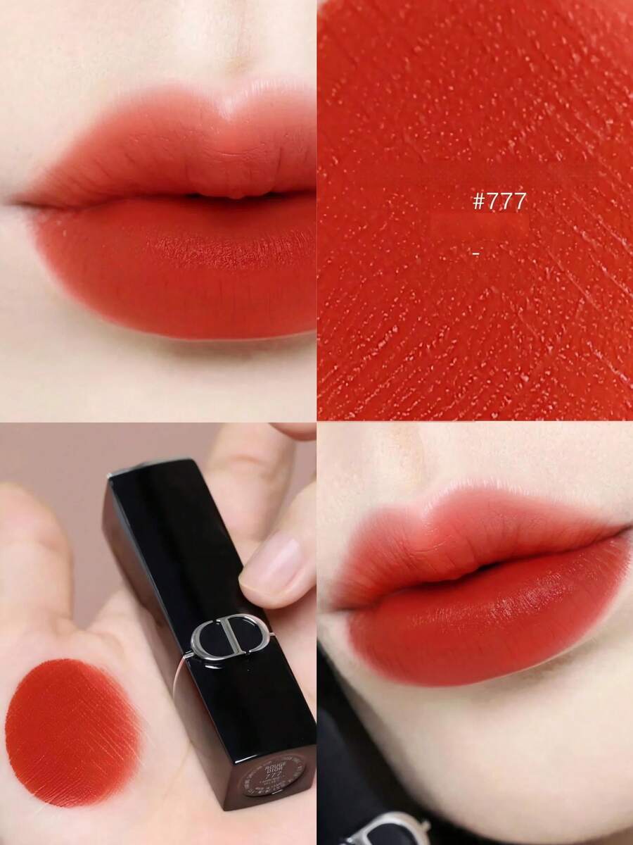 Christian Dior Lipstik Dior Rouge Dior-777, Cocok untuk Penggunaan Sehari-hari - Kerudung 777 Fahrenheit - View 1