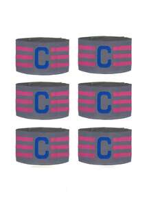 Football Sports Accessories Anti-Slip Captain C Armband Sleeve Patch Green Yellow Blue Orange Red Fuchsia 6 Colors Available - Multicolor - View 15