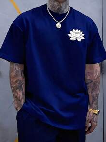 Men T-Shirts - Blue - View 2