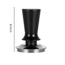 1pc 51mm Espresso Tamper Barista Coffee Tamper With Calibrated Spring Loaded Stainless Steel Tampers - Black - View 10