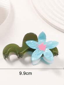 Sweet Romance Large Colorful Flower Hair Claw Mori Style Claw Clips Retro Hair Clips For Women Girls Hair Accessories - Multicolor - View 14