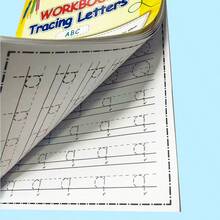 ABC 26 Letters Upper And Lower Case English Handwriting Practice Book Pen Control Training Letter Stickers - Yellow - View 5