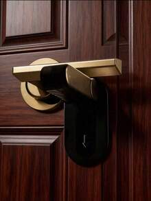 Full-Function Door Lock: Protect Pets. No Drilling Required. Comes With Door Handle Lock Accessories. Door Handle Made Of ABS Material, With Anti-Pinch And Anti-Injury Functions. Before Use, - Multicolor - View 9