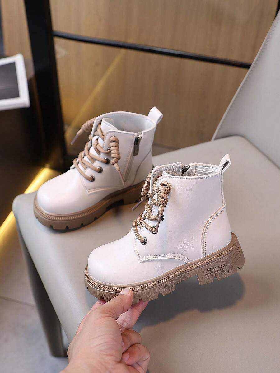 Infant Fashion New Boots, Comfortable Lining - Beige - View 1