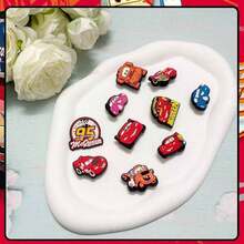 Disney Cartoon Theme Toy Cowboy Racing Stitch Clog Shoe Charms, Cute Decorative Stickers For Children's Fashion Personalized Shoe Surface Decoration Accessories - Multicolor - View 4