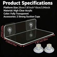 Axolotl, Lizard Resting Platform With Suction Cups, Reptile Resting Stand, Amphibian Aquatic Frog Habitat, Small Pet Tank Resting Platform, Suction Cup Fixed, Suitable For Hexagonal Dinosaur, Leopard Gecko, Frog, Amphibians - View 3