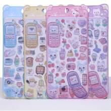 Cute Pet Cat & Rabbit 3D Candy Stickers, Crystal Decals For Kids Girls, Phone, Planner, Stationery Decoration Rewards - Perfect For Decorating Smartphones, Phone Cases, Laptops, Desktops, Tablets, Stationery, Notebooks, Journals, Planners, Scrapbooks, Mugs, Water Bottles, Refrigerators, Gift Wrapping, And DIY Crafts - Multicolor - View 1