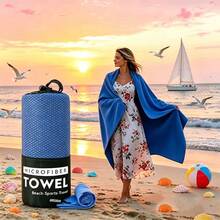 High Quality Microfiber Towel Premium Quick Dry Ultra 5 Sizes Absorbent Towel `` Portable Bag For Gym Yoga Beach Camping Travel - Multicolor - View 3