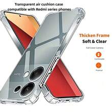 Casing Ponsel Transparan Anti Guncangan, Sangat Pas untuk Redmi Note 15 4/5G/15C/ 15/Note 15 Pro/Note 15Pro+/Note 14/Note 13/13/14/15, K70/K80, 12C/13C/ 15a/ A7 Pro Seri Lengkap, Casing Ponsel Transparan, Pelindung Anti Guncangan, Casing Airbag, Casing Lembut Pelindung Penuh - Clear - View 1