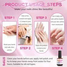 AURANY 15ml Cuticle Oil, Nail Strengthener & Nail Repair Oil For Weak, Brittle & Thin Nails, Moisturizing Care For Dry Cuticles, Helps Reduce Peeling & Splitting, Fast Absorbing, Daily Nail Care, Home Manicure, Self Care, Beauty Gift For Women - 15ML - View 8