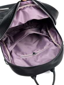 Luxury Women's Designer Brand Backpack With Large Capacity And Multifunctional Travel Backpack High Quality Girl - Black - View 9
