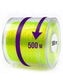 Fishing Line 0.25 Mm * 500 M 13 Kg Yellow Fluo Monofilament For Feeder, Carp And Float Fishing, Abrasion Resistant Low Memory Line With Strong Knot Performance And Long Casting Accuracy, High Visibility Main Line For Freshwater Fishing, Bottom Rigs - Butterfly - View 5