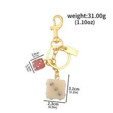 Stylish Pink Dice Crystal Keychain Cute Y2K Style Handbag/Backpack Decoration Key Ring Women's Sparkling Jewelry Gift Car Key Pendant - Multicolor - View 14