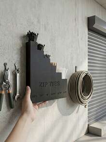 Cable Tie Storage Rack, Multi-Functional Storage Rack, Wall-Mounted Heavy-Duty Hook-Style Cable Tie Fixing Rack, Multi-Layer Durable Hanging Rack, Used For Garage Workshop Tool Organization And Storage Wall-Mounted Tool Rack, Cable Tie Storage Rack, Multi-Layer Metal Hook-Style, Workshop Multi-Functional Organizer, Home Essential, Back To School Essential, Birthday Gift, Father's Gift, Great Gift For DIY Enthusiasts - Multicolor - View 6