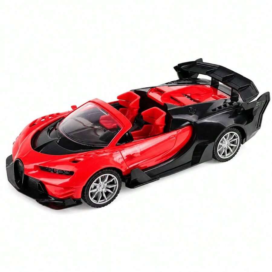Carrinho de Controle Remoto com LED 7 Funções   Infantil Art Brink - vermelho 1 - Visão 1