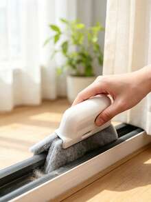 1pc Multi-Function Door & Window Track Cleaning Brush, Includes Handheld Gap Brush, Slot Cleaning Brush And Window Track Cleaning Brush, Easily Clean Window Tracks, Gaps, Dust And Hard-To-Reach Corners, Dust-Free Cleaning, No Dead Angles - Multicolor - View 9