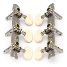 Velstron Maquinaria Para Guitarra Acustica Clasica Perno Metalico Ax Beige - Beis - Ver 8