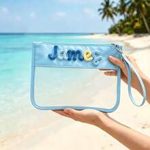 Personalized Custom Storage Bag | Beach Bag | Transparent Storage Bag | Summer Gift | Toiletry Bag | Wet Storage Bag | Transparent Makeup Bag - Multicolor - View 29