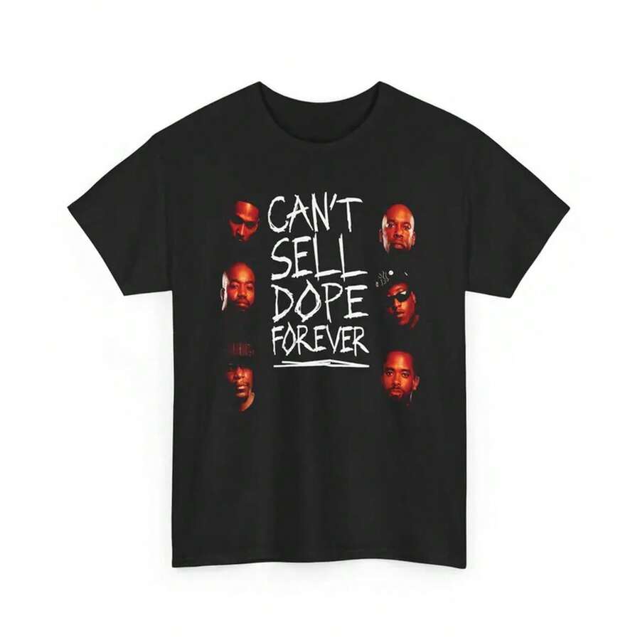 Dead Prez Can't Sell Dope Forever Hip Hop Band Herr T-shirt Storlek S till 5XL - Svart - Visa 1