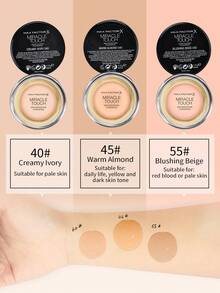 Max Factor Miracle Touch 液態幻象粉底液 SPF30，40 奶油象牙色 - 40 Creamy Ivory - 查看 6