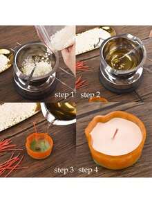 100/200/250/500/1200g Natural Soy Wax Sheets, Scented Candles, Natural Material, No Additives, DIY Smokeless Candle Making Supplies, Mother's Day Gift, Women's Home Craft - Multiple Styles - View 10