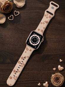 Smart Watch Strap - Brown - View 2