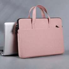 Fashionable Minimalist New Versatile Shoulder Handbag Business Laptop Briefcase Office Bag Padded Tech Organizer Case Travel Essential Professional - Multicolor - View 4