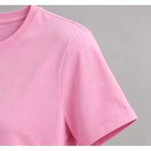 Women T-Shirts - Baby Pink - View 2