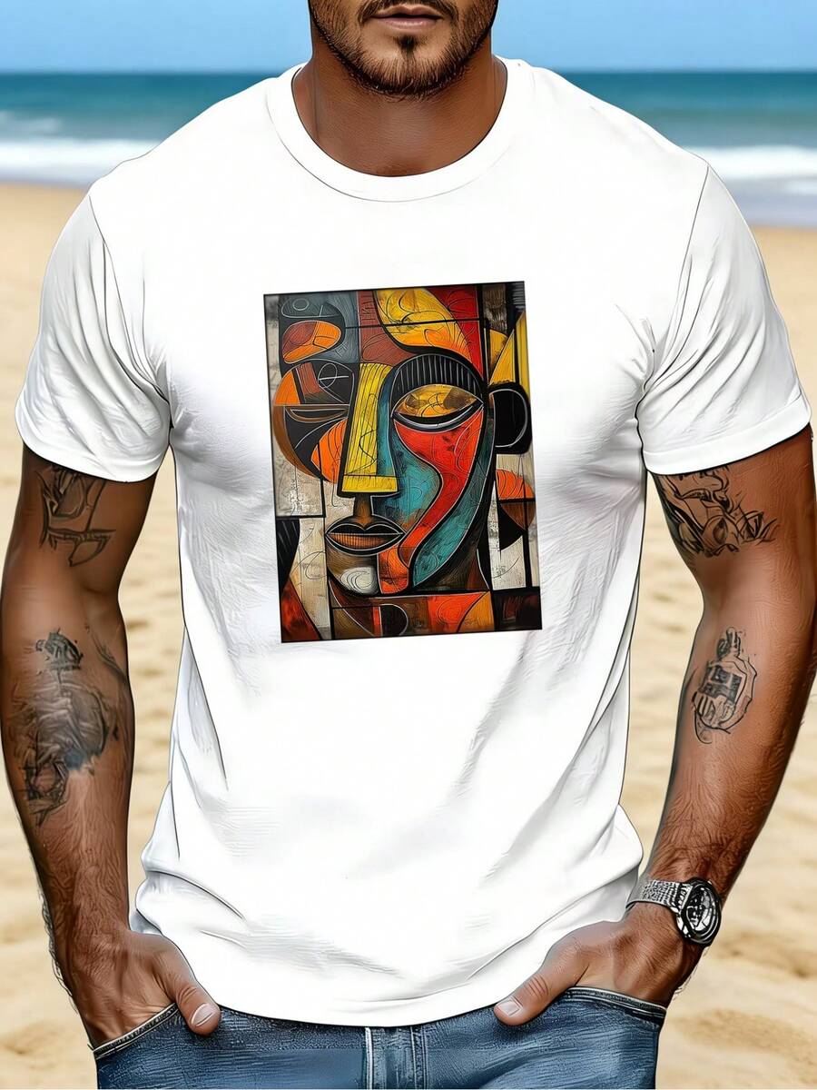 Men T-Shirts - White - View 1