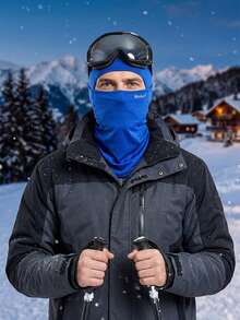 1-3pcs Fleece Lined Winter Balaclava Windproof Warm Full Face Ski Mask, Helmet Compatible Neck Warmer For Skiing, Motorcycle Riding And Outdoor Ice And Snow Sports - Multicolor - View 3