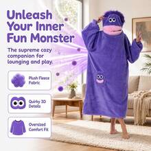 Silly Premium Coral Fleece Robe, Suitable For Cosplay And Luxury Loungewear, Unisex - Multicolor - View 5