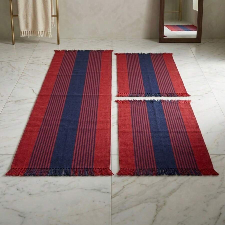 Kitchen Mat & Kitchen Rug - простой красный - Посмотреть 1