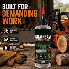 Chainsaw Bar Oil 60ml Long Lasting Rust Protection Grease Bar Oil For Electric Chainsaw For Bicycle Trimmer Motorcycle Garage - 1 - View 1