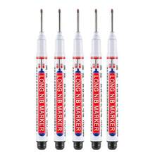 5-15pcs Long Tip Markers - Waterproof, No Bleeding, Suitable For Woodworking, Construction, DIY Crafts - Medium Tip, Applicable To Wood, Plastic, Glass, Metal, Faux Leather, Construction Tools And Other Surfaces, Fashionable Pen Design Waterproof Ink, Woodworking Tools - Long-tip Marker - View 7