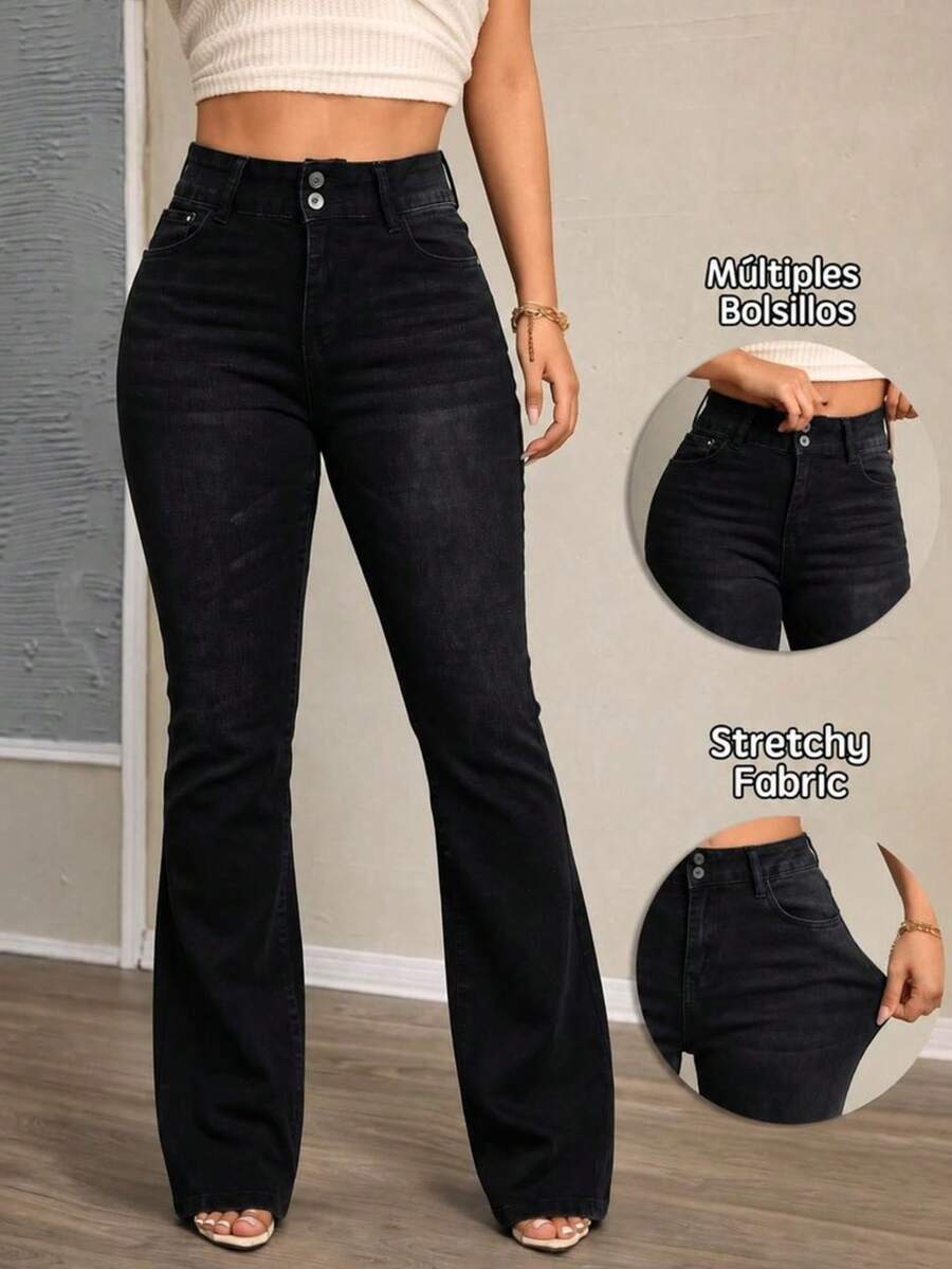 Women Jeans - 燧石 - 查看 1