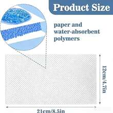 2026 Back To School Season 40/20/10pcs Disposable Absorbent Pads, Instant Absorption Of Body Fluids, Gel-Like Disposable Portable Absorbent Pads And Liners - White (600ML) - View 9