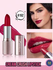 MISSLYN 1pc Lipstick, Rich Pigment, Long-Lasting Color, Silky Lightweight Formula, Soft Matte Finish, Buildable Color, High Color Payoff, Smooth Creamy Texture, Moisturizing, High Gloss, Non-Sticky, Nude Brown Tone - #152 HUGGABLE - View 2