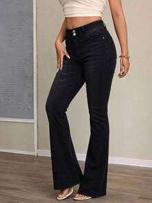 Women Jeans - 燧石 - 查看 3