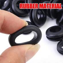 40pcs O-Ring Protection Coil Combination Kit - Black Size 8MM-14MM, Double-Sided Sealing Gasket, Wire And Cable Hole Protection Tool Gasket, Durable Material Elastic Ring, Insulated Rubber Ring, Oil And High Temperature Resistant Combination Ring. - Black - View 5