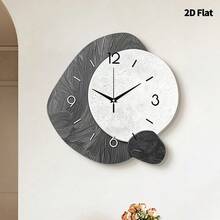 Back To School Season Luxury High-End Natural Stone Decorative Wall Clock, Ultra-Quiet Quartz Movement, No Ticking Sound, Suitable For Decorating Living Room, Bedroom, Office, Kitchen And Cafe, Perfect Decorative Gift For Friends And Family, Can Be Used For Room Decor, Bedroom Decor, Dorm Decor, Back To School Decor, School Surprise, School Opening Season, Wedding Decor, Friend Birthday Gift, Home Decor And School Supplies - Wall Clock - View 4
