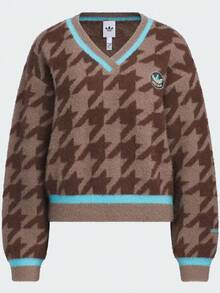 Adidas Originals Sweater Rajut Pullover HTTH Wanita KC2688 - Coklat - View 2