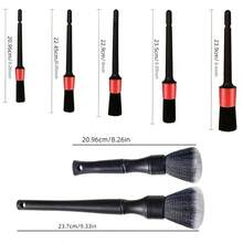7/6/4/3pcs Soft Bristle Car Interior Cleaning Brush Set, Suitable For Interior/Exterior Cleaning, Wheels, Dashboard, Surfaces, Air Vents, Multi-Function Brushes, Suitable For Cars, Motorcycles - A - View 6