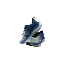 Blue Synthetic Men's Road Running Shoes, Lightweight Breathable Athletic Sneakers For Outdoor Training - Blue - View 3