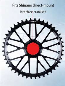 ZRACE GR01 碎石/山地單車齒盤，40T 42T 44T，相容於 M9100 / M8100 / M7100 / M6100 / MT900 搖臂 - 黑色 - 查看 3
